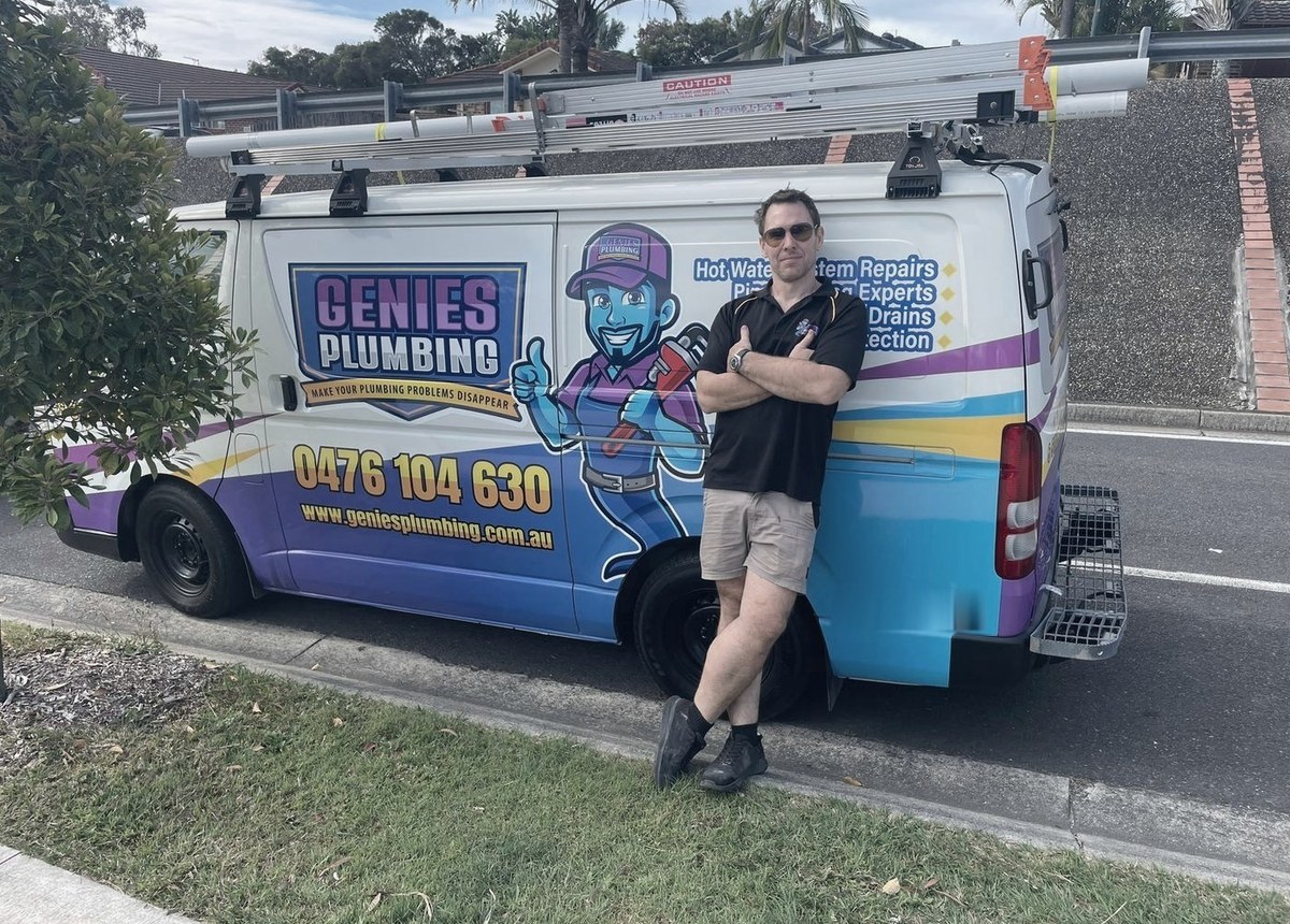 Genies Plumbing van