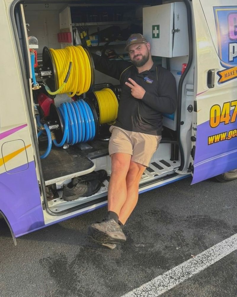 Blake, owner and operator of Genies Plumbing
